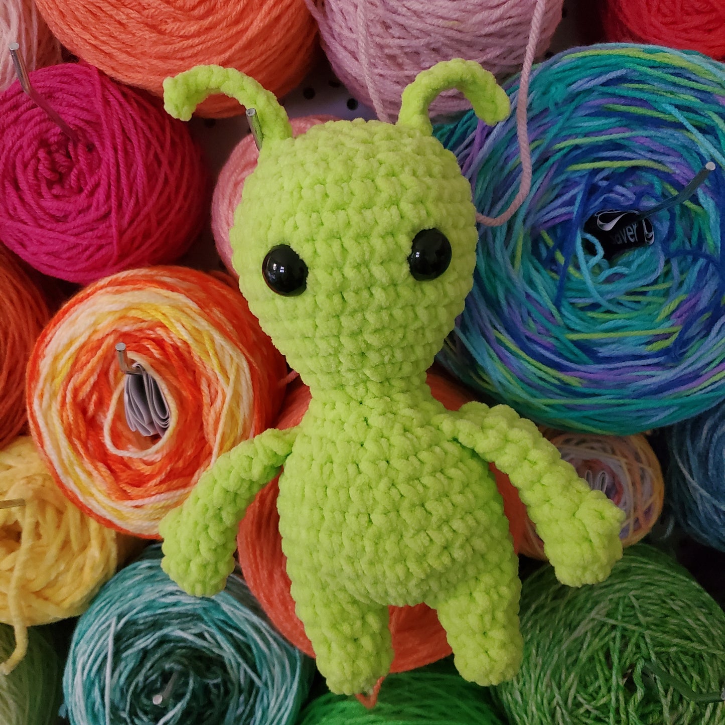 Crochet Green Alien